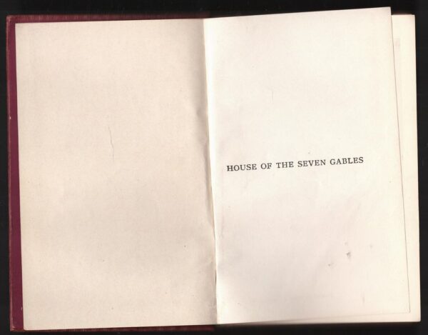 House of the Seven Gables4 The House Of The Seven Gables – Nathaniel Hawthorne secondhand book