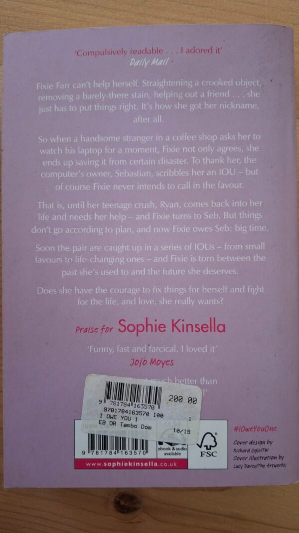 IMG-20250711-WA0009 I Owe You One – Sophie Kinsella secondhand book