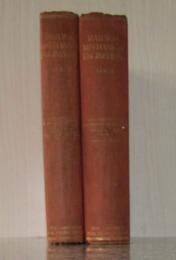 Railway Mechanical Engineering, 2 Volumes – A.R. Bell Et Al secondhand book