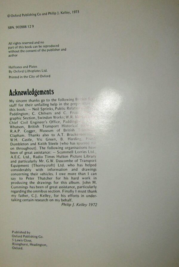 Road Vehicles Of The Great Western Railway – Philip J. Kelley secondhand book