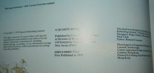 IMG_1438 The Illustrated Encyclopedia Of The World’s Automobiles – David Burgess Wise secondhand book