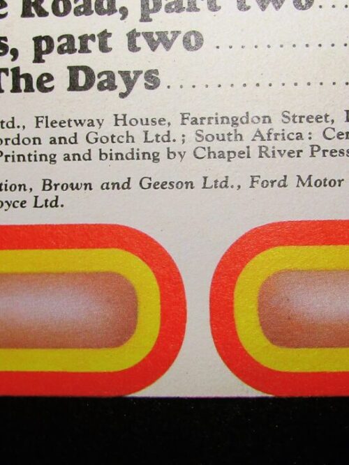 Practical Motorist’s History Of The Car 1974 secondhand book