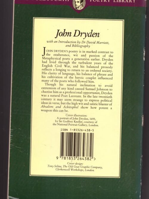 The Works Of John Dryden secondhand book