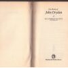 The Works Of John Dryden secondhand book