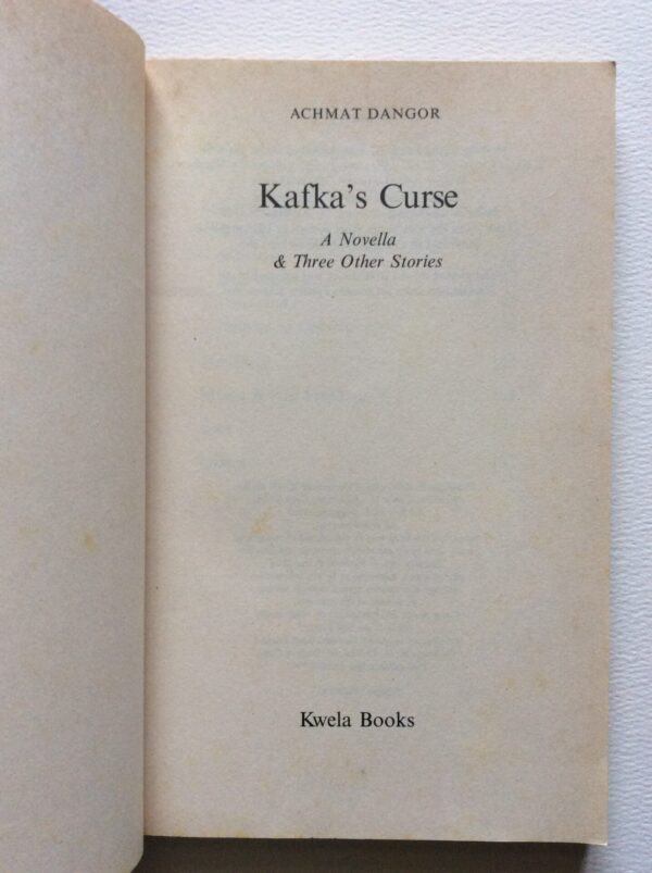 Kafka’s Curse – Achmat Dangor secondhand book