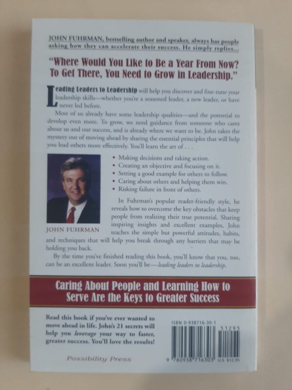 Leading Leaders To Leadership – John Fuhrman secondhand book