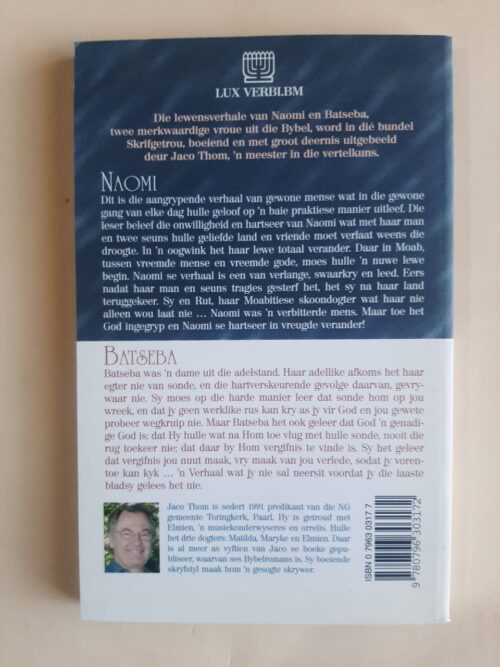 Naomi, Batseba: Twee Bybelse Novelles – Jaco Thom secondhand book