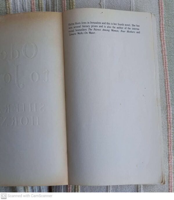 Ode To Joy — Shifra Horn secondhand book