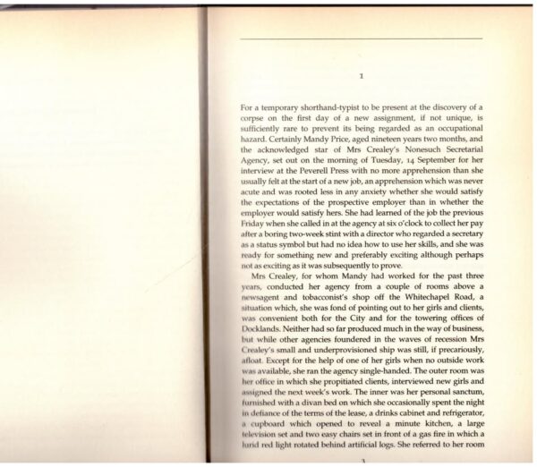 Original Sin — P. D. James secondhand book