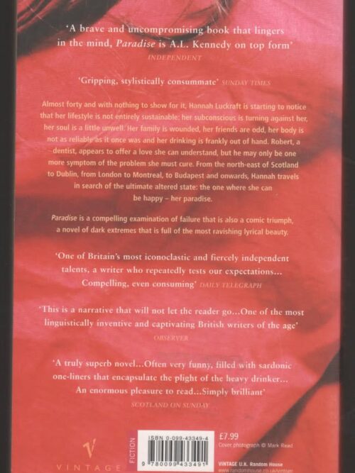 Paradise — A. L. Kennedy secondhand book