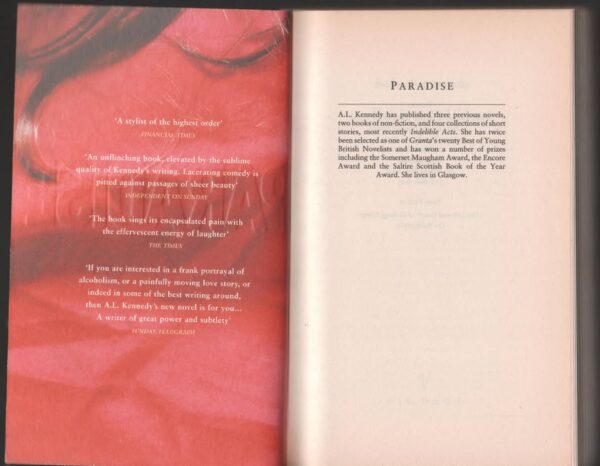 Paradise — A. L. Kennedy secondhand book