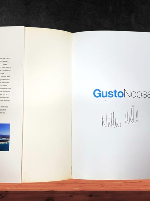 Gusto Noosa 2 – Nathan Hall & Kay Callander **Signed** secondhand book