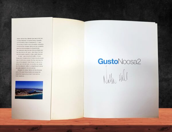 Gusto Noosa 2 – Nathan Hall & Kay Callander **Signed**