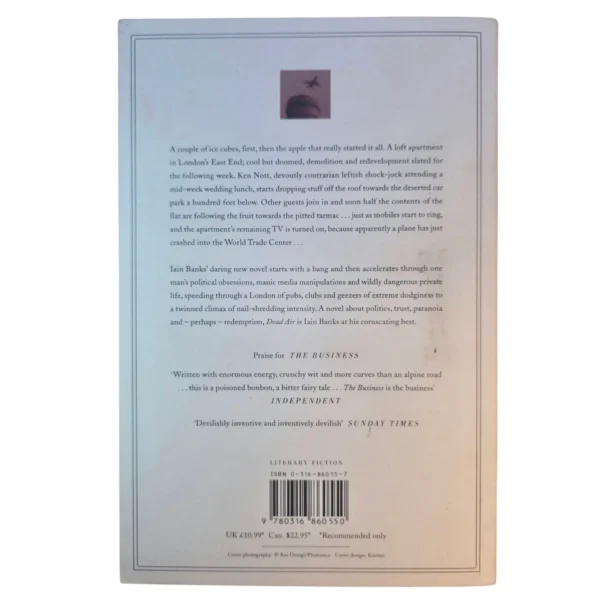 Dead Air – Ian Banks secondhand book