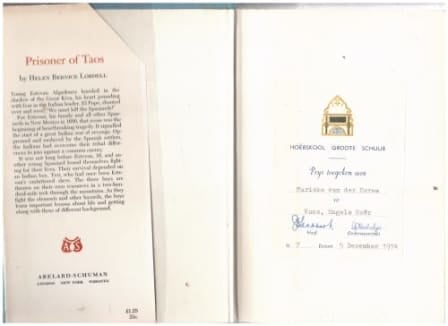 Prisoner Of Taos — Helen Lobdell secondhand book