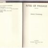 Rites Of Passage -- Joanne Greenberg