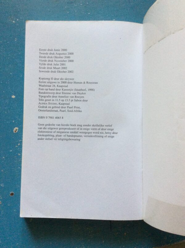 Seks & Drugs & Boeremusiek - Copyright Page Seks & Drugs & Boeremusiek – Koos A. Kombuis secondhand book