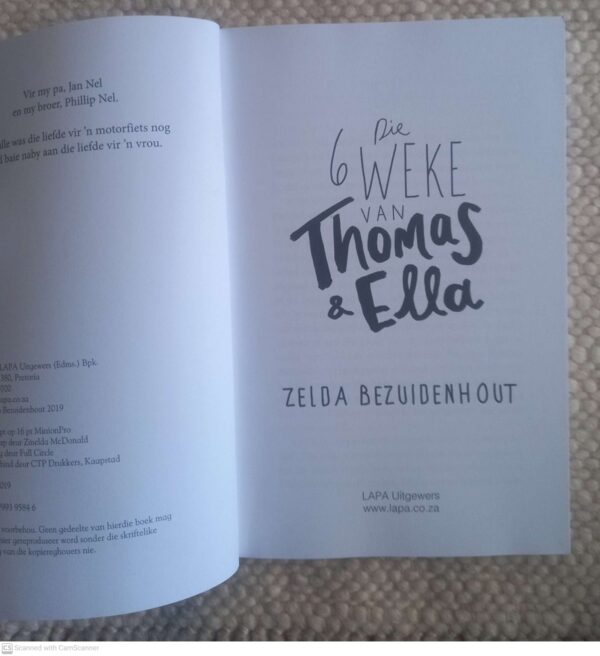 Die Ses Weke Van Thomas En Ella – Zelda Bezuidenhout secondhand book