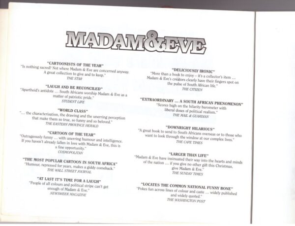 Madam & Eve: Somewhere Over The Rainbow Nation -- S. Francis, Rico, Harry Dugmore
