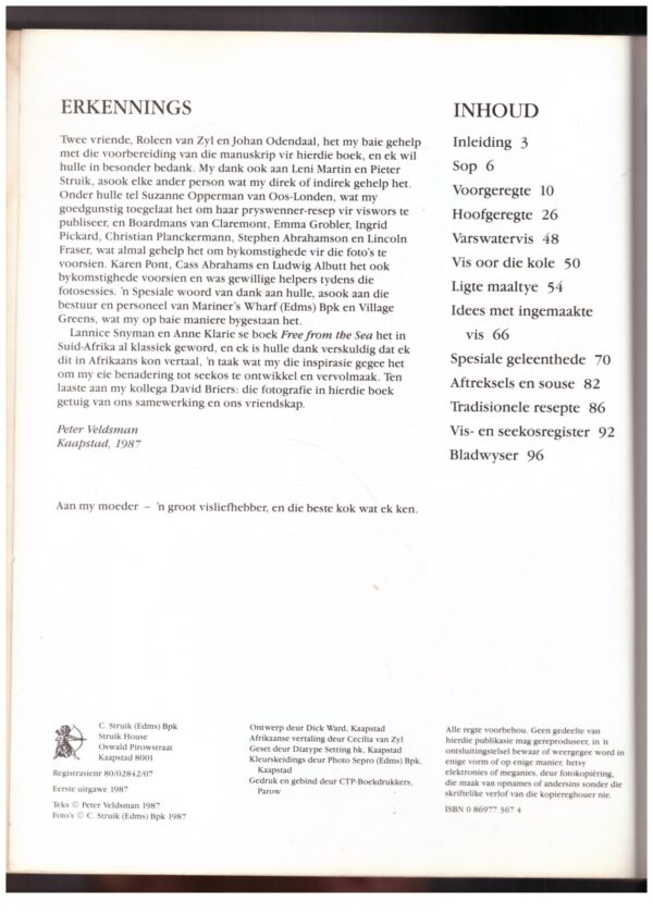 Suid-Afrikaanse Seekosbanket – Peter Veldsman
