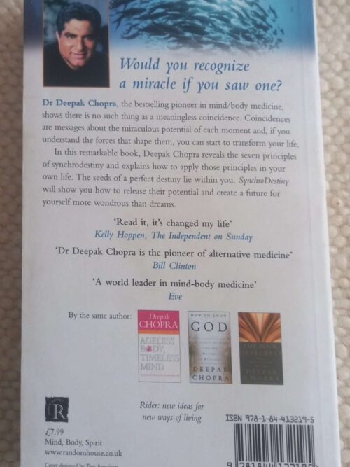 Synchrodestiny — Deepak Chopra secondhand book