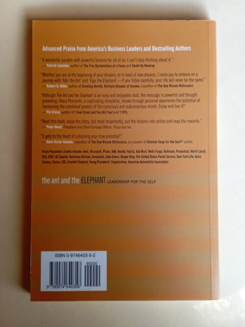 The Ant And The Elephant – Vince Poscente secondhand book
