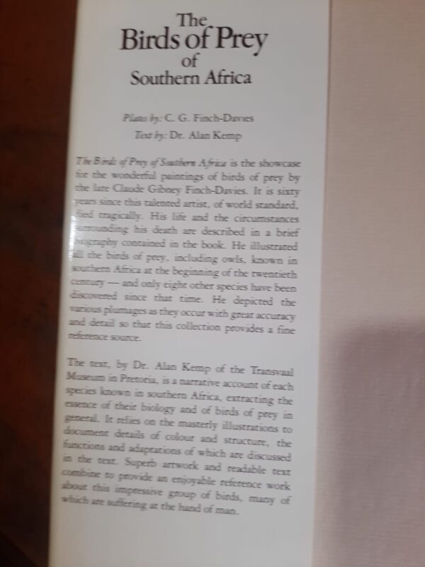 The Birds Of Prey Of Southern Africa - C.G. Finch-Davies, A.C. Kemp