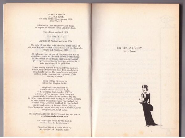 The Black Sphinx -- Matt Hart