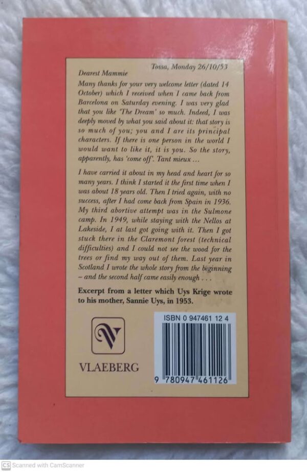 The Dream — Uys Krige secondhand book