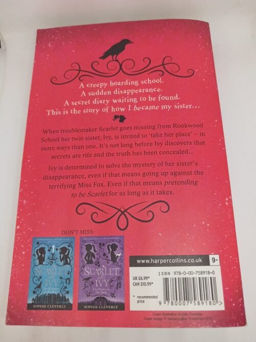 Scarlet And Ivy: The Lost Twin – Sophie Cleverly secondhand book