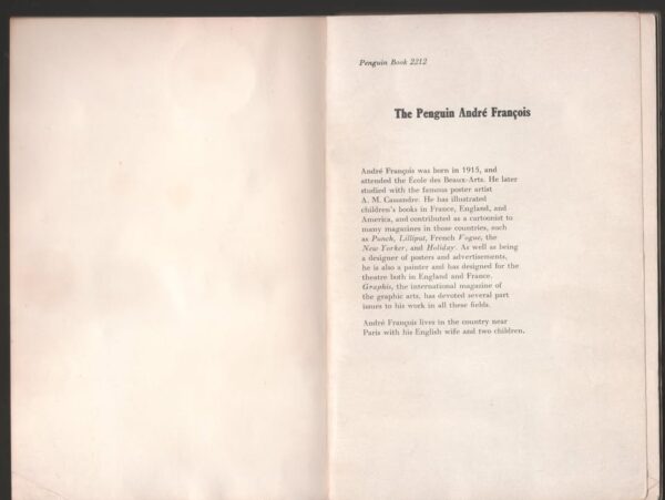 The Penguin – André François secondhand book
