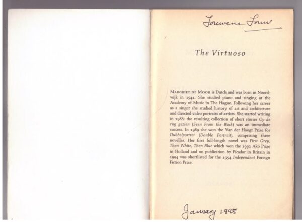 The Virtuoso — Margriet De Moor secondhand book