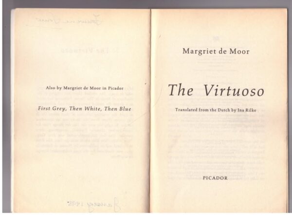 The Virtuoso — Margriet De Moor secondhand book