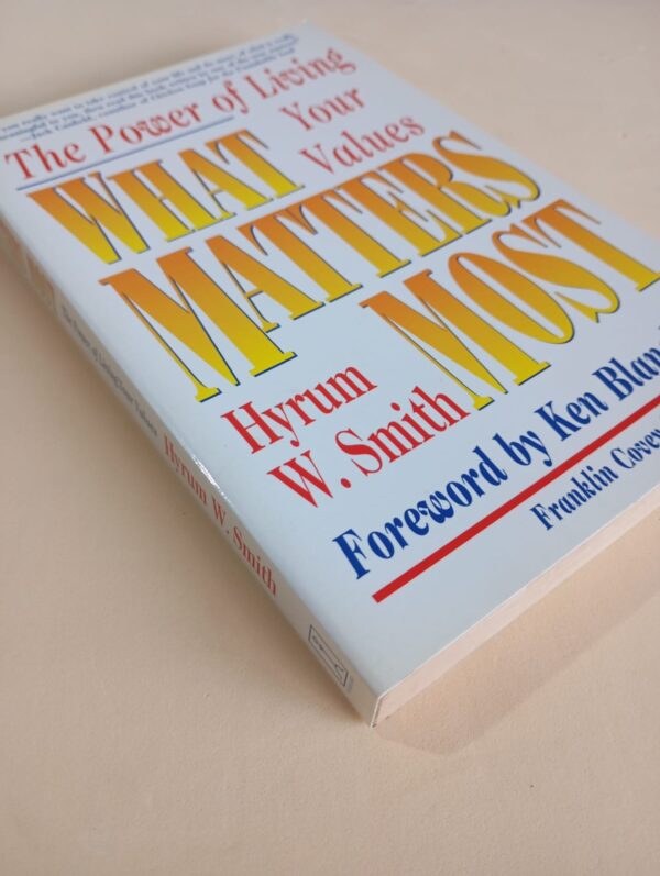 What Matters Most – Hurym W. Smith secondhand book