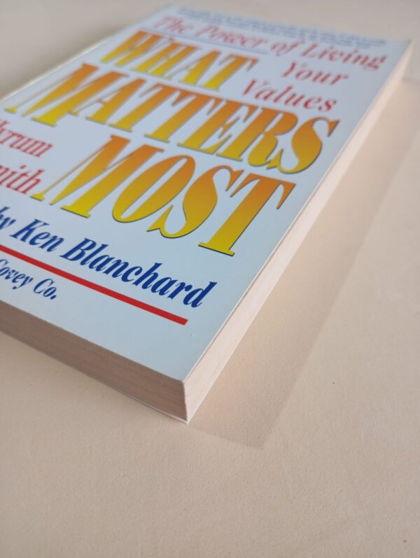 What Matters Most – Hurym W. Smith secondhand book