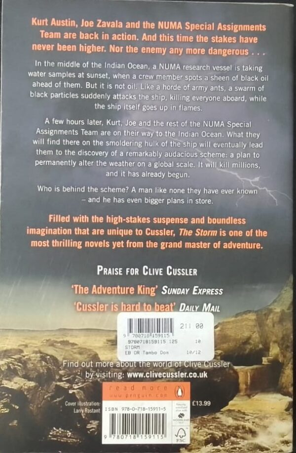The Storm – Clive Cussler secondhand book