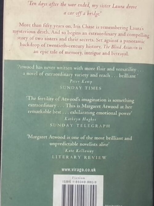 The Blind Assassin – Margaret Atwood secondhand book