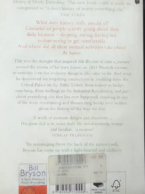 At Home: A Short History Of Private Life – Bill Bryson secondhand book