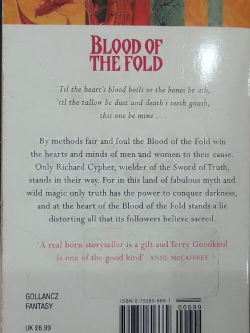 Blood Of The Fold – Terry Goodkind secondhand book