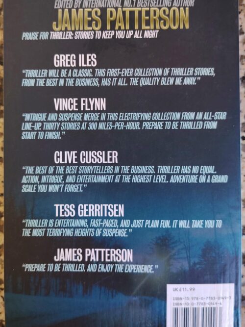 Thriller: Stories To Keep You Up All Night – James Patterson secondhand book