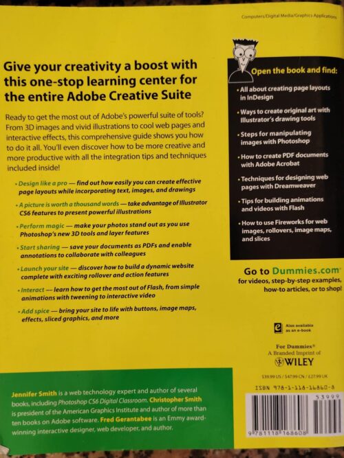 Adobe Creative Suite 6 Design & Web Premium All-In-One For Dummies secondhand book