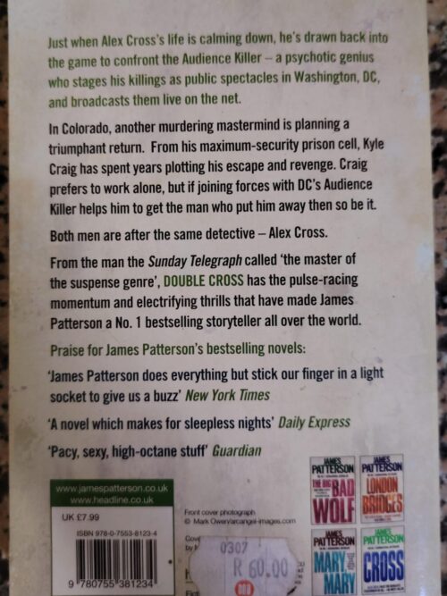 Double Cross – James Patterson secondhand book