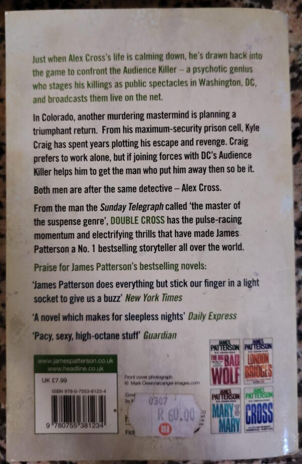 Double Cross – James Patterson secondhand book