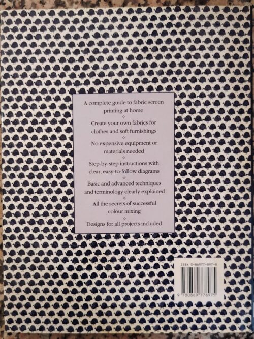 The South African Guide To Fabric Screen Printing – Pam Stallebrass secondhand book