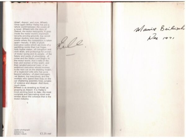 Wheels — Arthur Hailey secondhand book