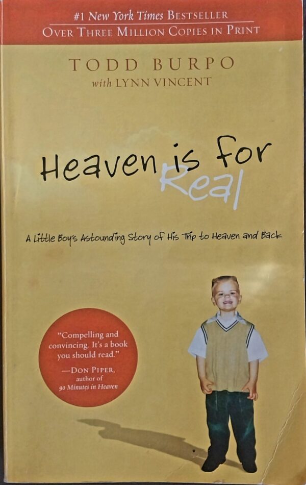 Heaven Is For Real – Todd Burpo, Lynn Vincent secondhand book