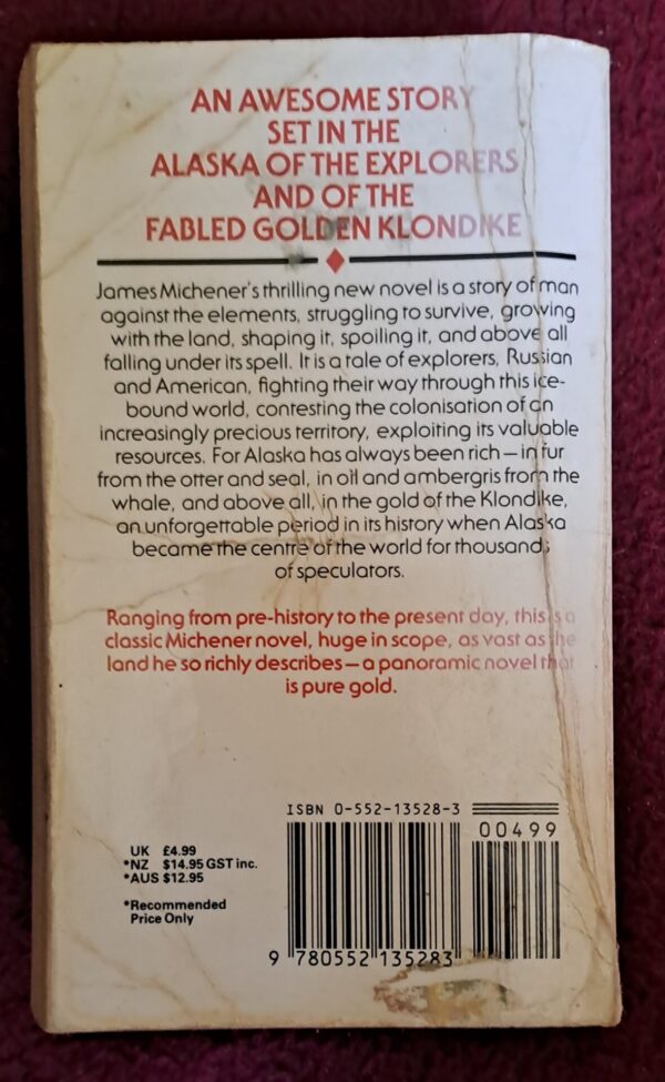 Alaska – James A Michener secondhand book