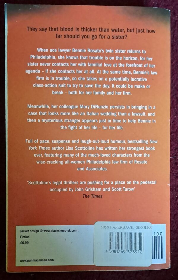 Dead Ringer – Lisa Scottoline secondhand book