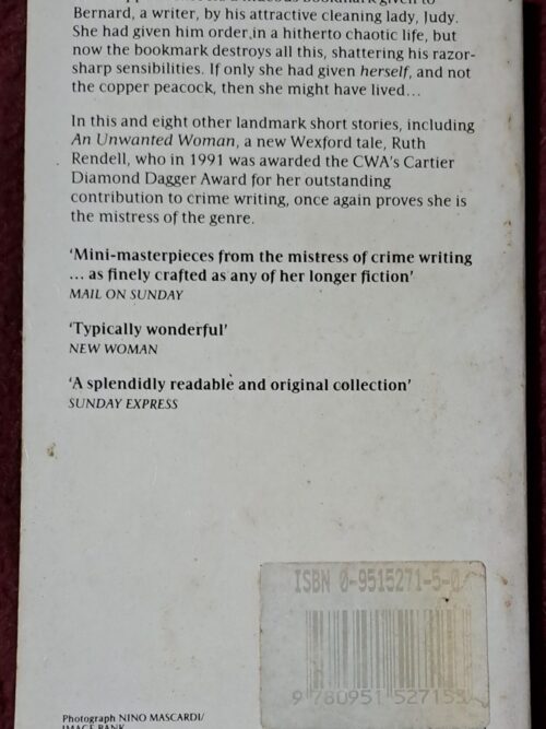 The Copper Peacock – Ruth Rendell secondhand book