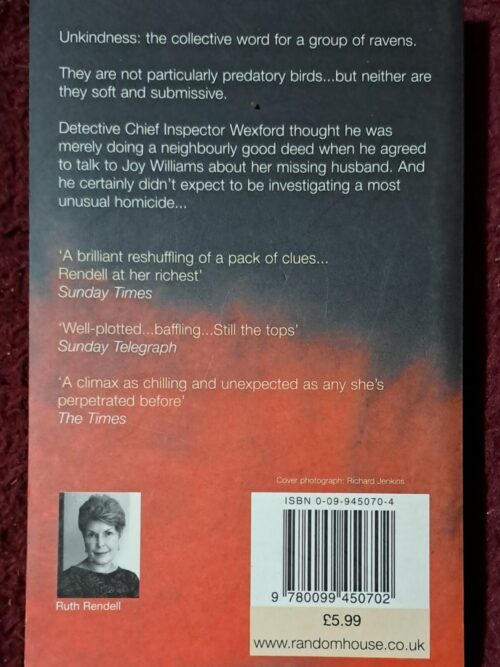 An Unkindness Of Ravens – Ruth Rendell secondhand book
